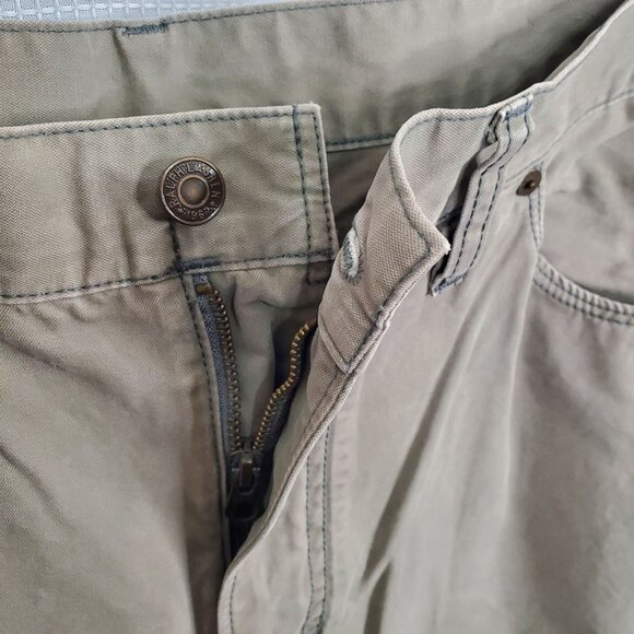 Polo Ralph Lauren Mens Pants Khaki Cotton 38x30 Relaxed Fit Straight Leg Green - Picture 9 of 11